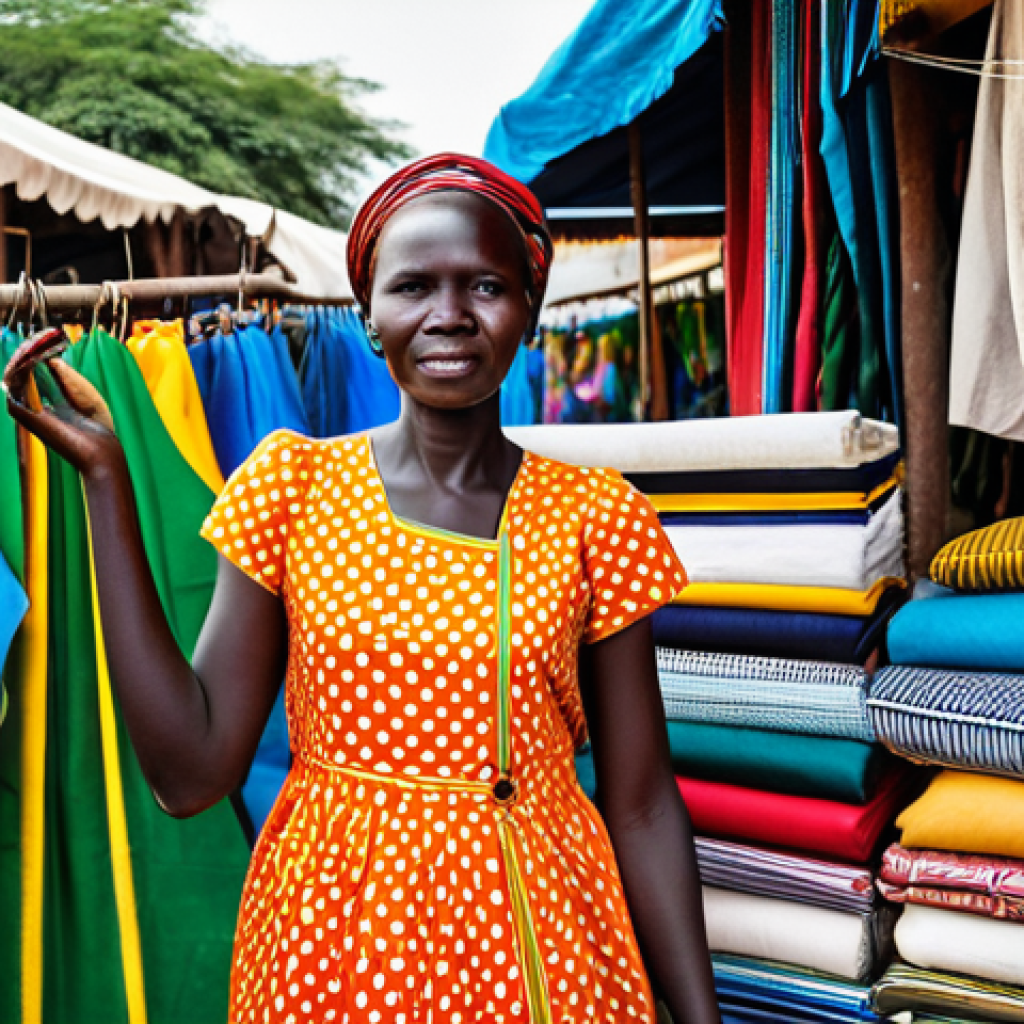 남수단과 중앙아프리카공화국 비교 - Empowered South Sudanese Entrepreneur**

"A determined South Sudanese woman, fully clothed in profes...