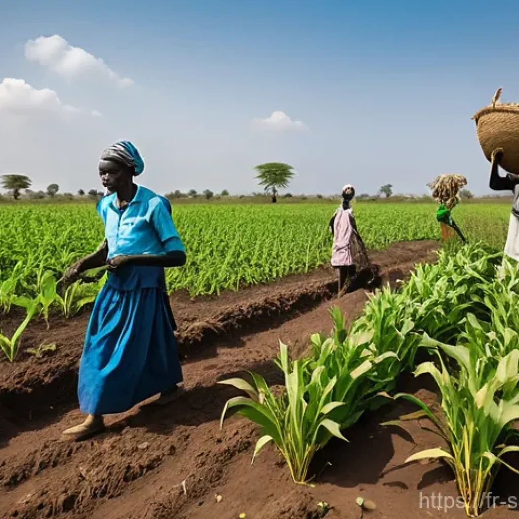 남수단에서 사업 창업 - **Prompt: South Sudanese Agricultural Potential**
    A vibrant, wide-angle shot of a fertile agricu...